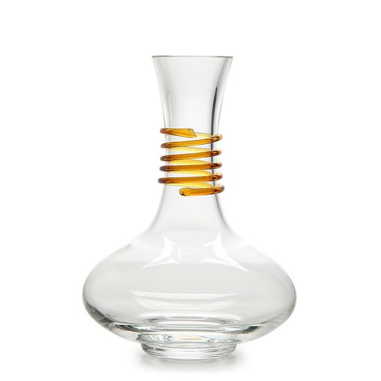 Decanter com Aplicação Espiral Âmbar Decanter com Aplicação Espiral Âmbar