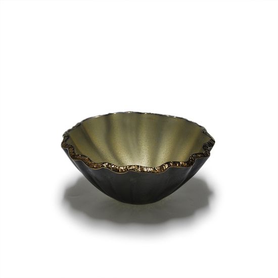 Bowl Lírio 26 cm Dourado Fosco Regina Medeiros