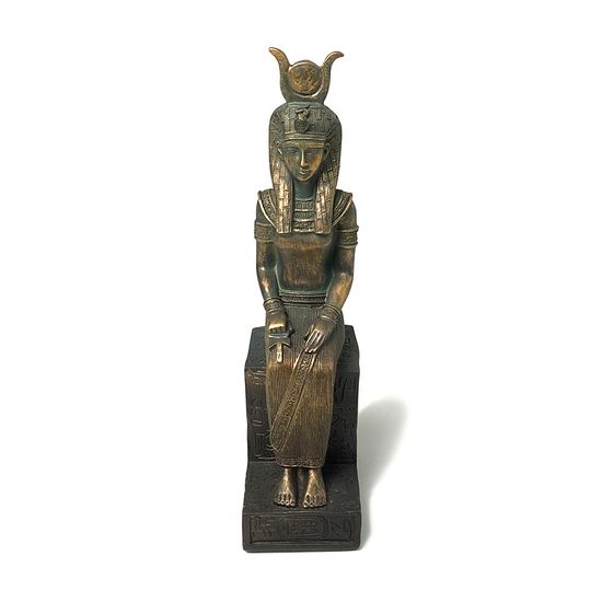 Escultura Rainha Egípcia em Resina