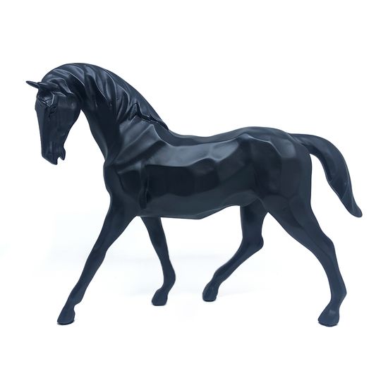 Escultura Cavalo - Preto