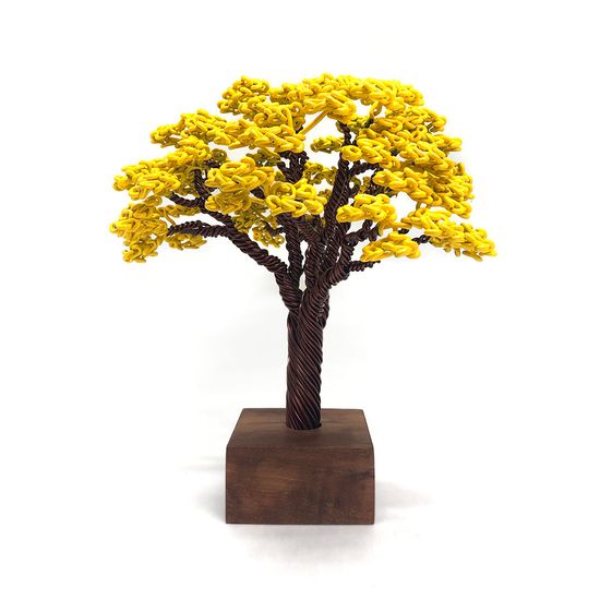 Escultura Árvore Ipê Amarelo P