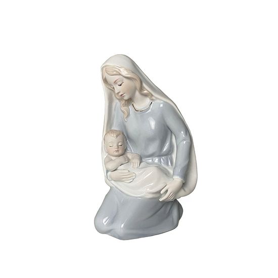 Nossa Senhora com Menino Jesus em Porcelana